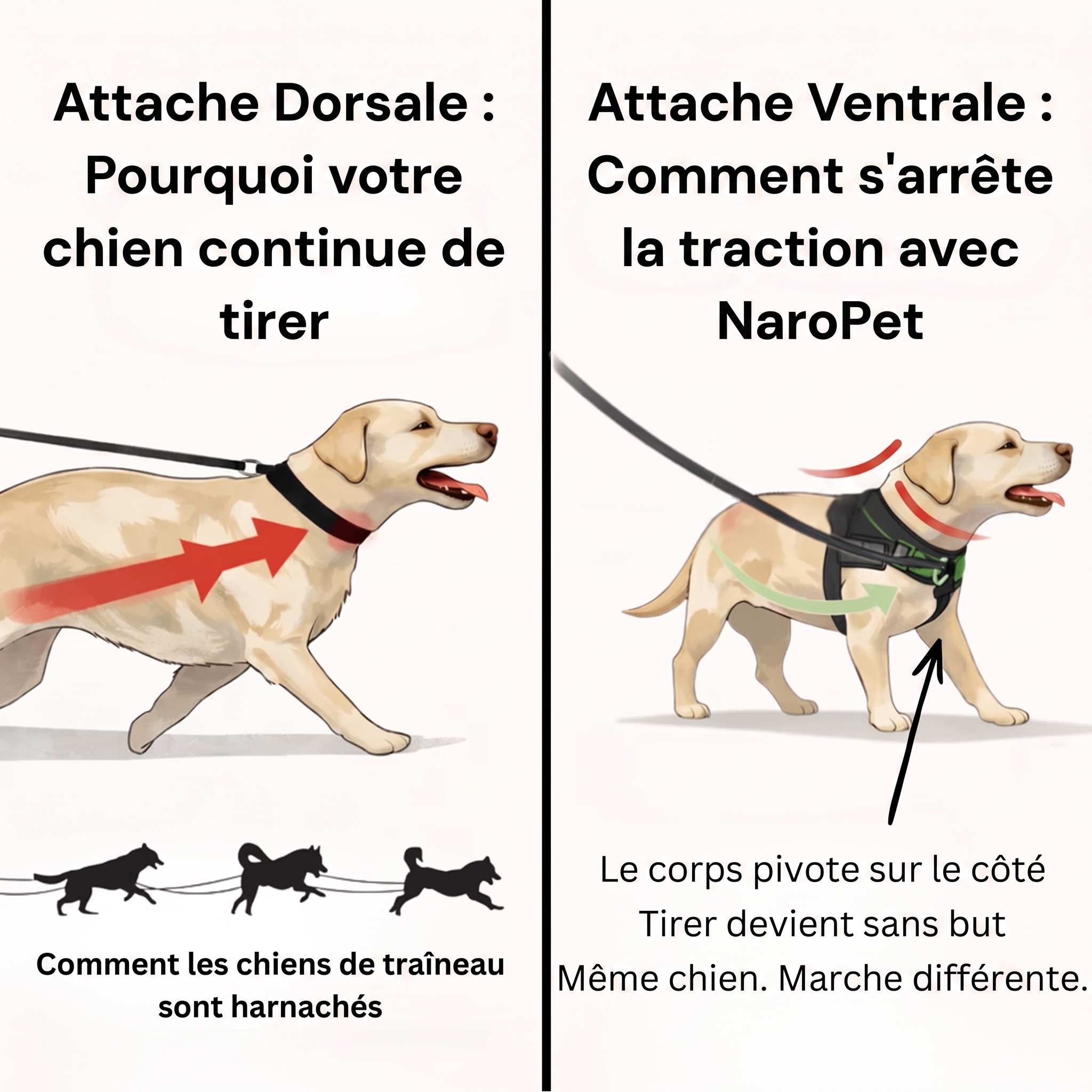 Naropet – Harnais Sans Traction pour Chien